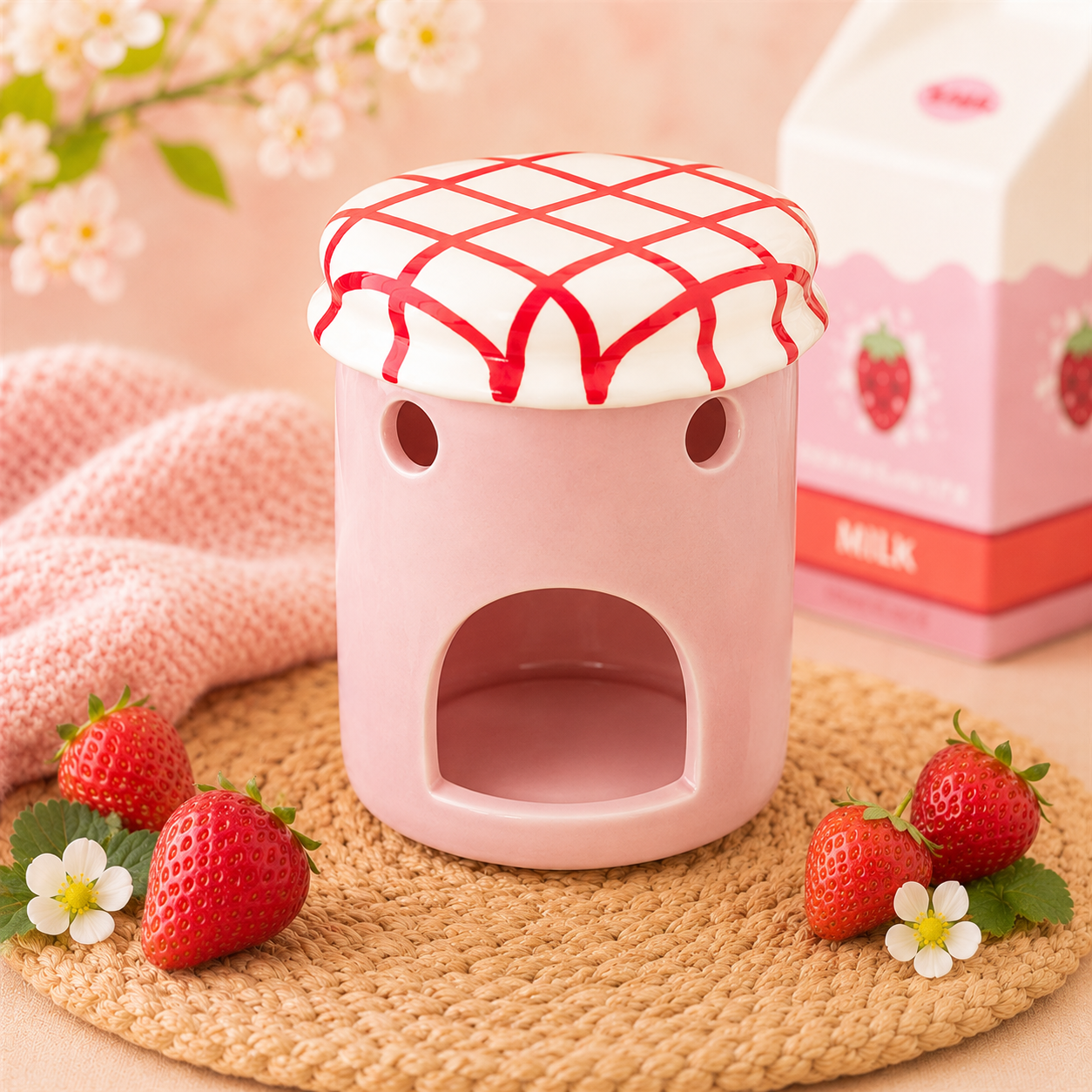 Quemador Tarro de Fresa 🍓