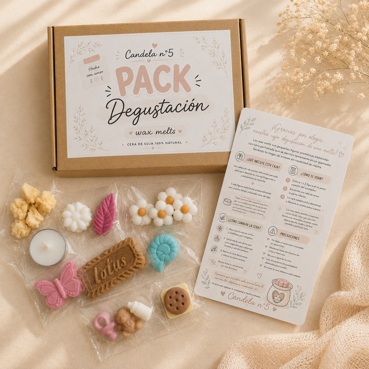 Pack Degustación de Wax Melts 🤍